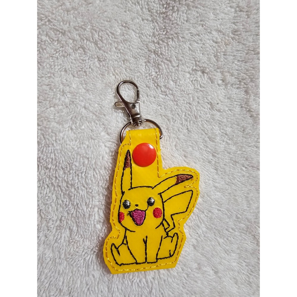 Pokemon Pikachu Keychain Cute Cartoon Character‎ Bag Charm Yellow